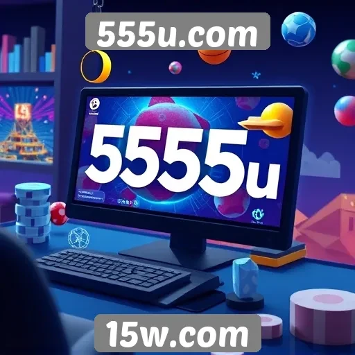 Recursos tecnológicos do site de jogos 555u.com